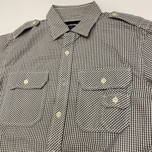 Michael Kors checkered long sleeve shirt - Size S